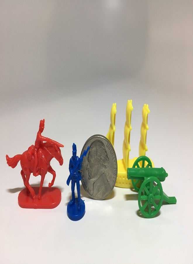 Morrison Games Napoleonic & Civil War Military Miniatures (Set of Six Colors): Plastic Toy Soldiers Set: Infantry, Cavalry, Artillery, Ships: Red, Blue, Yellow, Green, Black, and Purple Colors - Image 5
